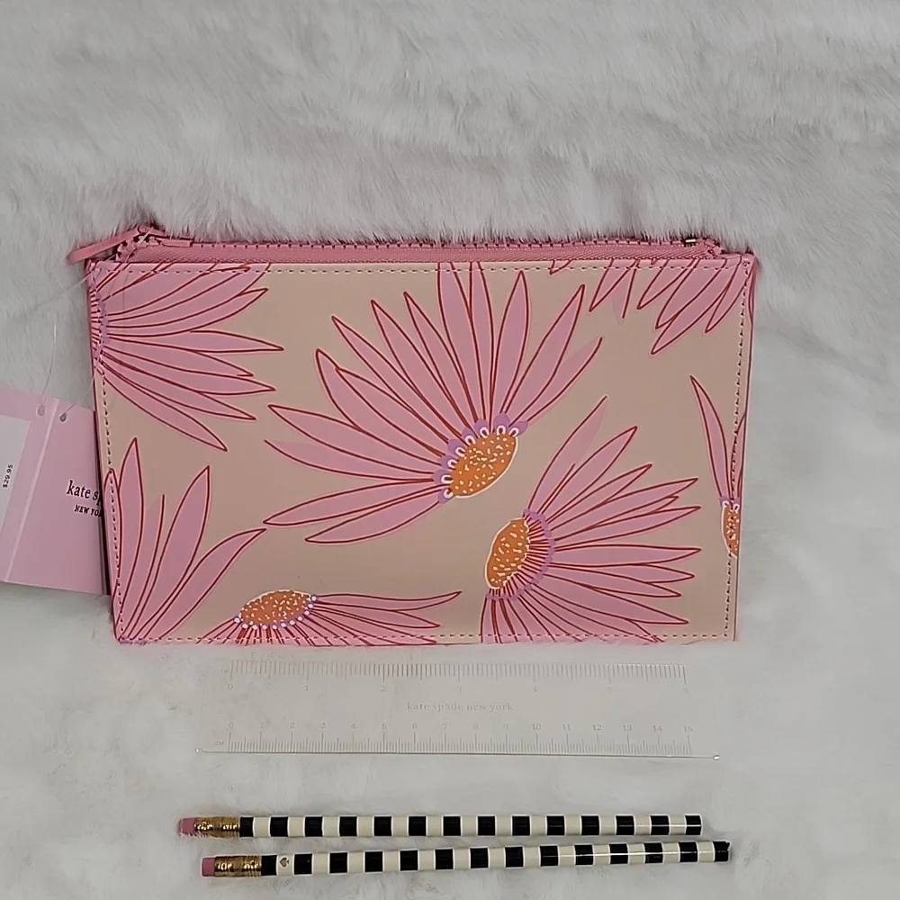 kate spade New York Falling Flower Pencil Pouch